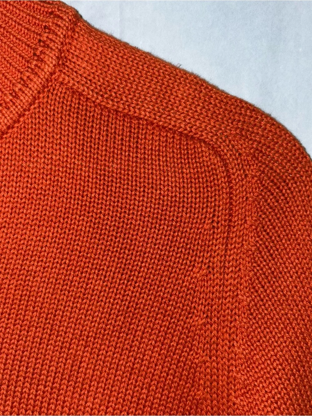 Vintage Tommy Hilfiger Knit Pullover Sweater Mens Med Blue Orange 1/4 Zip Preppy